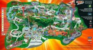 Six Flags map